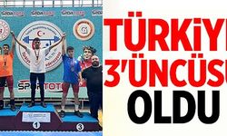 TÜRKİYE 3'ÜNCÜSÜ OLDU