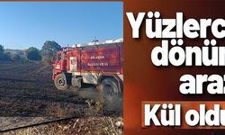 YÜZLERCE DÖNÜM ARAZİ KÜL OLDU