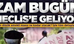ZAM BUGÜN MECLİS'E GELİYOR