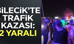 BİLECİK'TE TRAFİK KAZASI: 2 YARALI