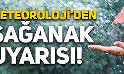 METEOROLOJİ'DEN SAĞANAK YAĞIŞ UYARISI