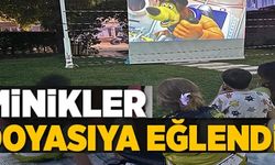 MİNİKLER DOYASIYA EĞLENDİ