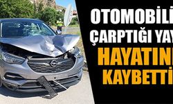 OTOMOBİLİN ÇARPTIĞI YAYA HAYATINI KAYBETTİ