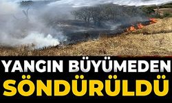 YANGIN BÜYÜMEDEN SÖNDÜRÜLDÜ