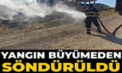 YANGIN BÜYÜMEDEN SÖNDÜRÜLDÜ