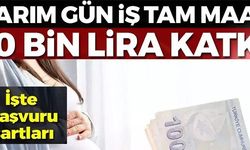 YARIM GÜN İŞ TAAM MAAŞ