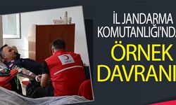 İL JANDARMA KOMUTANLIĞI'NDAN ÖRNEK DAVRANIŞ