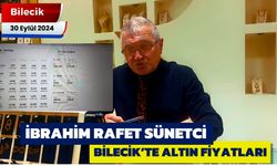 30 EYLÜL 2024 BİLECİK’TE ALTIN FİYATLARI