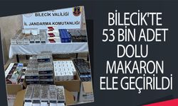 53 BİN ADET DOLU MAKARON ELE GEÇİRİLDİ