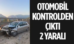 OTOMOBİL KONTROLDEN ÇIKTI