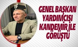 AK PARTİ İL BAŞKANI YILDIRIM, GENEL BAŞKAN YARDIMCISI KANDEMİR İLE GÖRÜŞTÜ