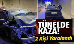 OSMANGAZİ TÜNELİ'NDE KAZA; 2 YARALI