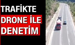 TRAFİKTE DRONE İLE DENETİM