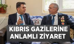 KIBRIS GAZİLERİNE ANLAMLI ZİYARET