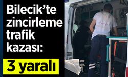 BİLECİK'TE ZİNCİRLEME TRAFİK KAZASI