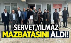 SERVET YILMAZ MAZBATASINI ALDI