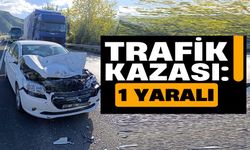 TRAFİK KAZASI: 1 YARALI!