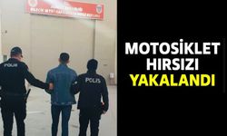 MOTOSİKLET HIRSIZI YAKALANDI