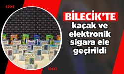 BİLECİK'TE KAÇAK ELEKTORNİK SİGARA ELE GEÇİRİLDİ