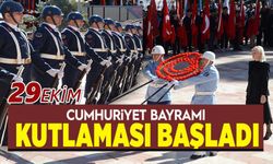 29 EKİM CUMHURİYET BAYRAMI KUTLAMALARI BAŞLADI