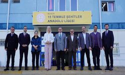 BAŞKAN SUBAŞI ÖĞRETMENLERİ ZİYARET EDEREK HEDİYELERİNİ VERDİ