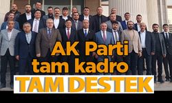 AK PARTİ HEYETİNDEN BAŞKAN DURGUT'A ZİYARET