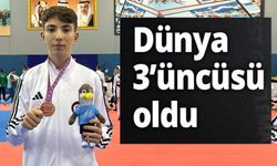 BOZÜYÜKLÜ SPORCU DÜNYA 3'ÜNCÜSÜ OLDU