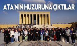 ANKARA'YA DÜZENLENEN GEZİDE ATA'NIN HUZURUNA ÇIKTILAR