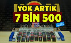 7 BİN 444 ADET DOLDURULMUŞ MAKARON ELE GEÇİRİLDİ