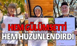 BİLECİK'TE HUZUREVİ SAKİNLERİ HEM GÜLÜMSETTİ HEM HÜZÜNLENDİRDİ