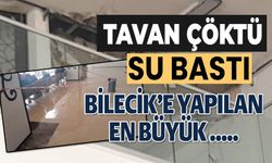 YENİ OTOGARIN TAVANI ÇÖKTÜ