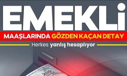 EMEKLİ MAAŞLARINDA GÖZDEN KAÇAN DETAY!