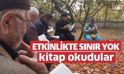 HUZUREVİ SAKİNLERİYLE KİTAP OKUDULAR