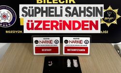 BİLECİK'TE ŞÜPHELİ ŞAHSIN ÜZERİNDEN UYUŞTURUCU ÇIKTI