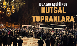 UMRE YOLCULARI KUTSAL TOPRAKLARA UĞURLANDI