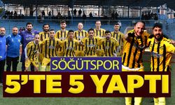 SÖĞÜTSPOR 5'TE 5 YAPTI