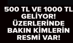 500 TL VE 1000 TL'LİK BANKNOTLAR GELİYOR!