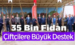 BİLECİKLİ 405 ÇİFTÇİYE 35 BİN FİDAN DAĞITILDI