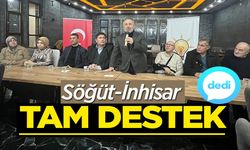 SÖĞÜT VE İNHİSAR DELEGELERİNDEN BAŞKAN YILDIRIM'A TAM DESTEK