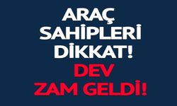 ARAÇ SAHİPLERİ DİKKAT! MOTORİNE ZAM GELDİ!