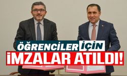 ÖĞRENCİLER İÇİN İMZALAR ATILDI!