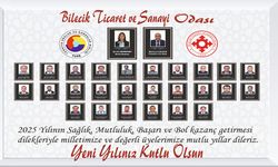 BİLECİK TİCARET VE SANAYİ ODASI MUTLU YILLAR DİLER