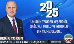 OSMANELİ BELEDİYE BAŞKANI BEKİR TORUN MUTLU YILLAR DİLER