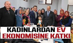 EL İŞİ GÖZ NURU ÜRÜNLER ÜRETEREK, EV EKONOMİSİNE KATKIDA BULUNUYORLAR