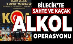 BİLECİK'TE KAÇAK ALKOL, SAHTE İÇKİ OPERASYONU