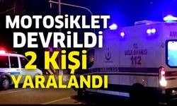 BİLECİK'TE DEVRİLEN MOTOSİKLETTE BULUNAN 2 KİŞİ YARALANDI