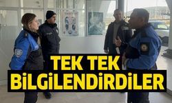 BİLECİK'TE POLİS EKİPLERİ ÖZEL GÜVENLİK PERSONELLERİNİ BİLGİLENDİRDİ