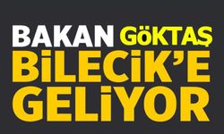 BAKAN ÖZDEMİR GÖKTAŞ YARIN BİLECİK'E GELİYOR