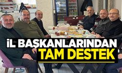 İL BAŞKANLARINDAN TAM DESTEK