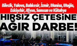 ENERJİ VE NAKİL KABLOSU HIRSIZLIĞI ÇETESİNE AĞIR DARBE